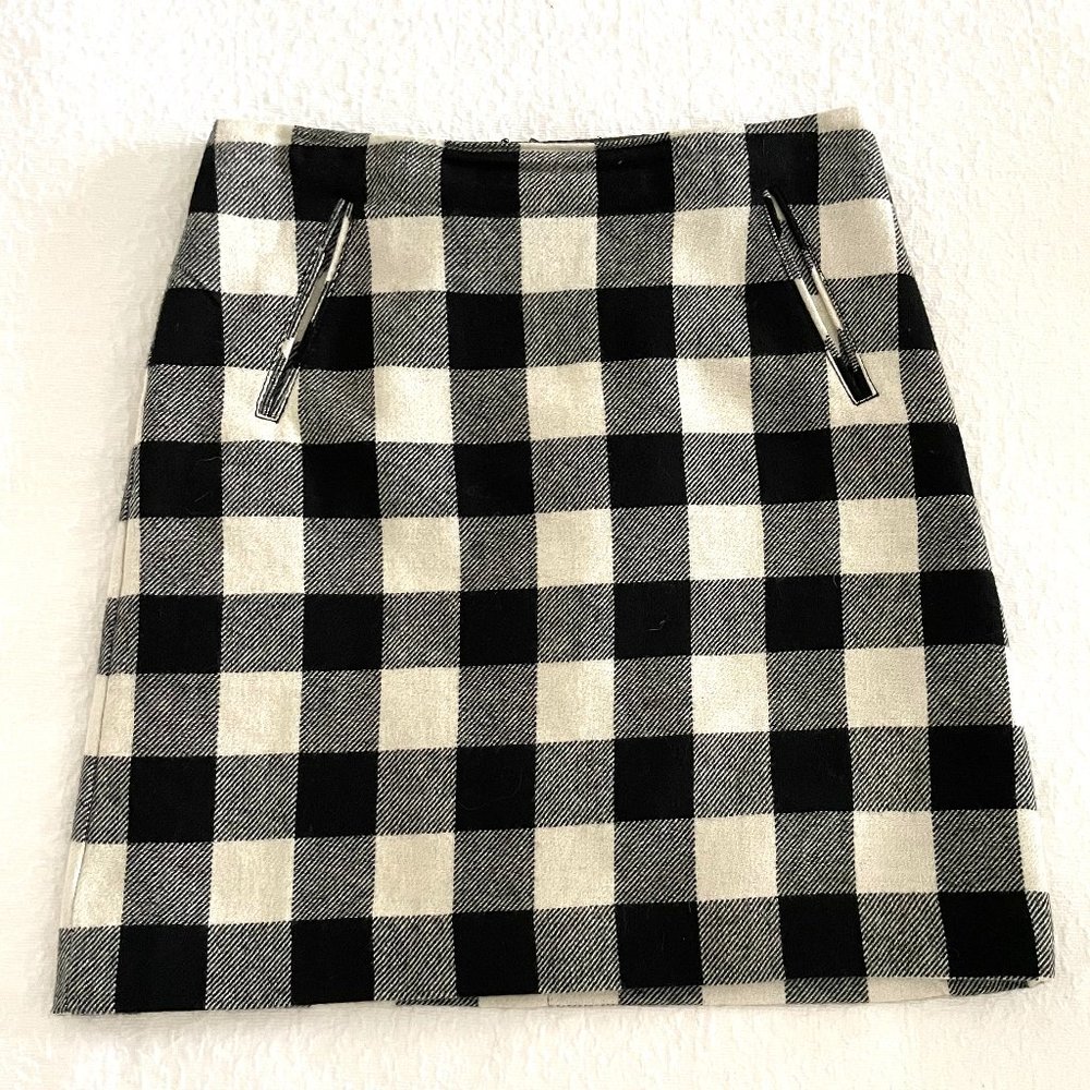 Talbots Buffalo Check Mini Skirt